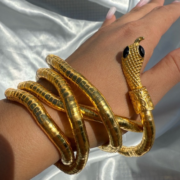 Serpenti Gold Snack Necklace-Bracelet-Multifunctional - Picture 6 of 11
